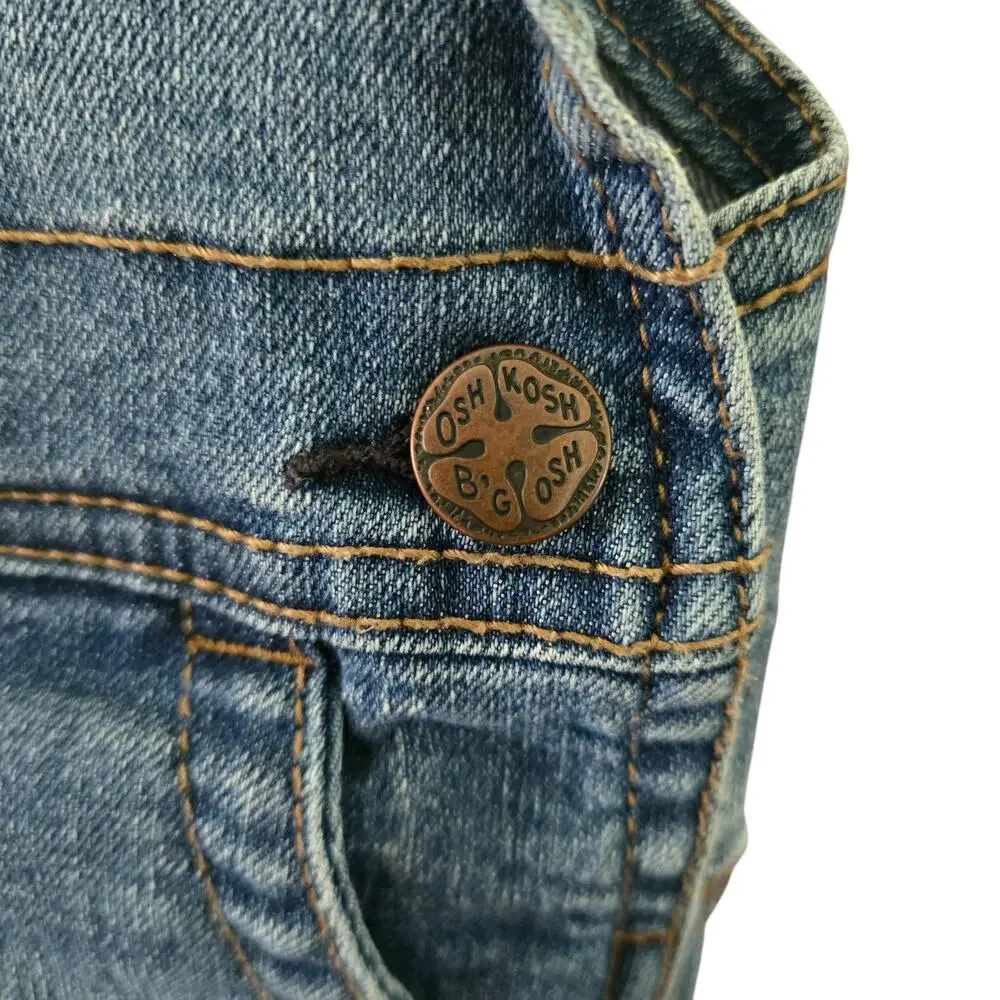OshKosh Kids Denim Carpenter Overalls in Size 5 Toddler Durable All Season